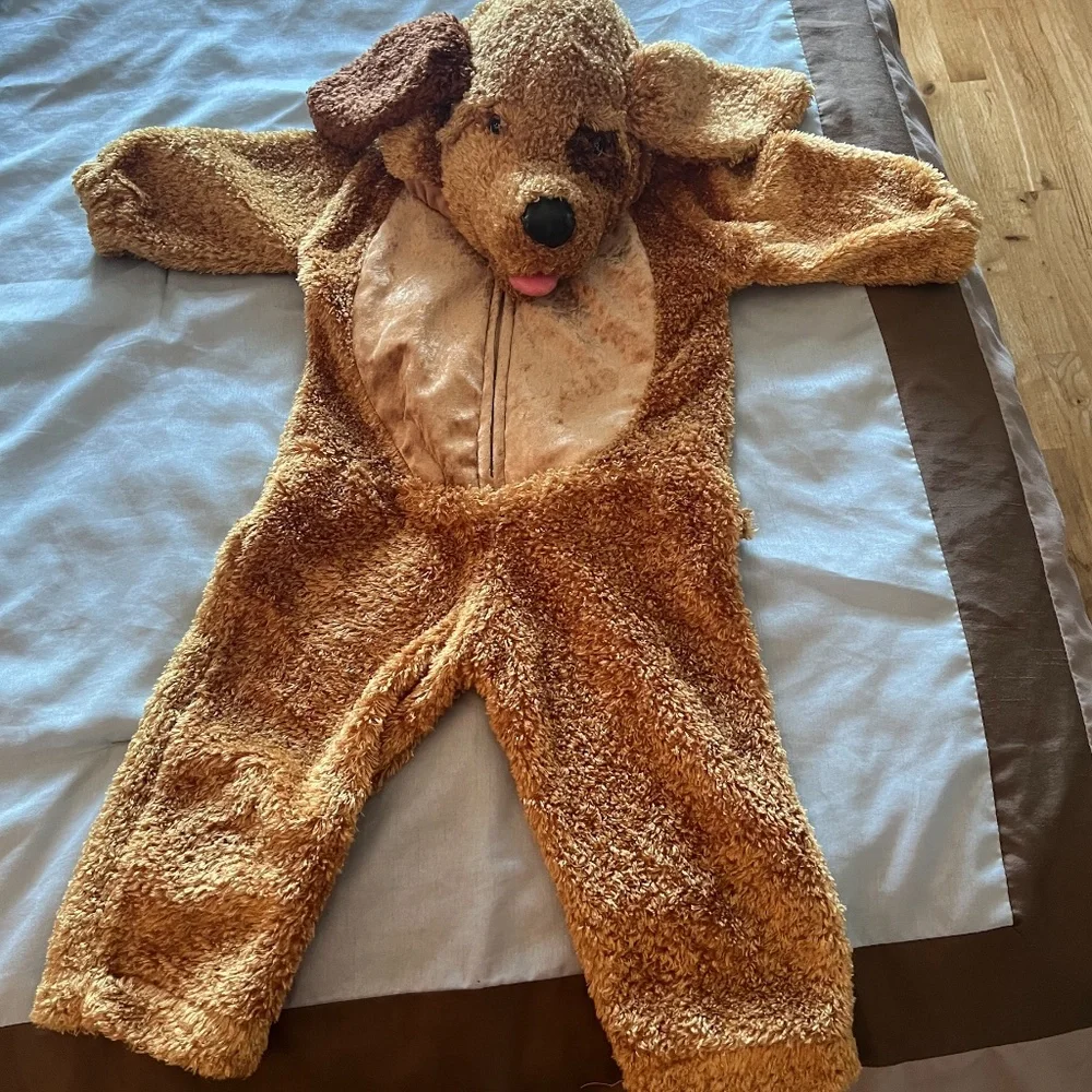 Kids Size 2/3 Plush Puppy Dog Costume Halloween